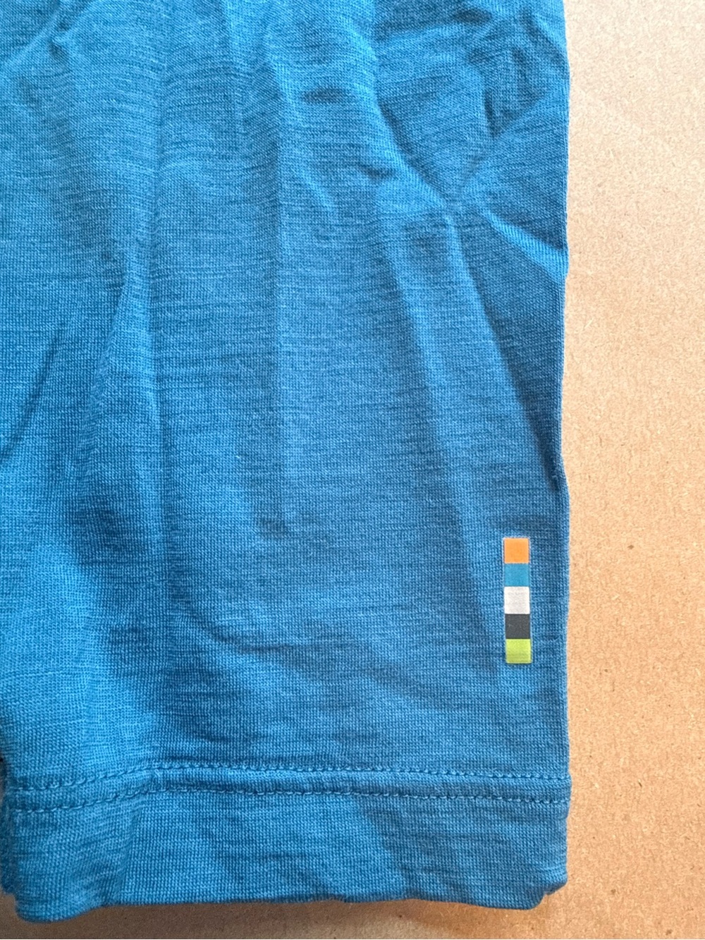 Smartwool Merino 150 Long Sleeve Tee in Teal Blue - Picture 5 of 6